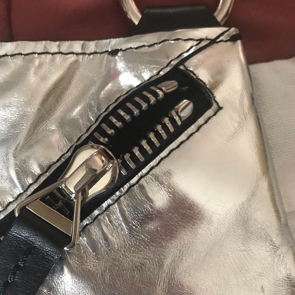 🔥PROENZA SCHOULER🔥 leather silver metallic tote - Picture 10 of 15